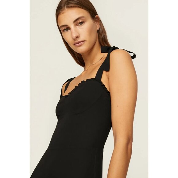 Reformation Nikita Dress in Black - Picture 4 of 10